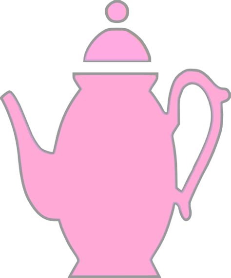 Pink Teapot Clip Art at Clker.com - vector clip art online, royalty ...