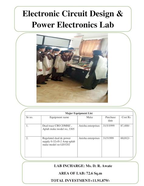 (PDF) Electronic Circuit Design & Power Electronics Labcoe.sveri.ac.in ...