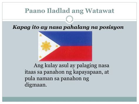 Ang watawat ng pilipinas