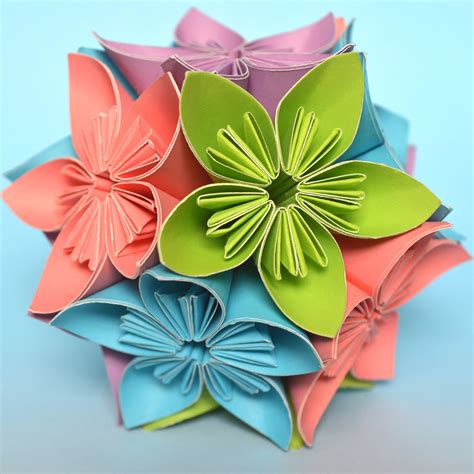 origami blomst oppskrift | Matawama.com