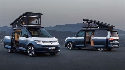 Volkswagen T7 California Concept Debuts: Two Sliding Doors, Hybrid ...