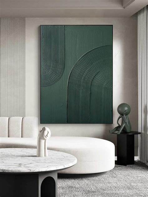 Arch Wall Art Green Minimalism Painting Green Wall Art Green - Etsy UK