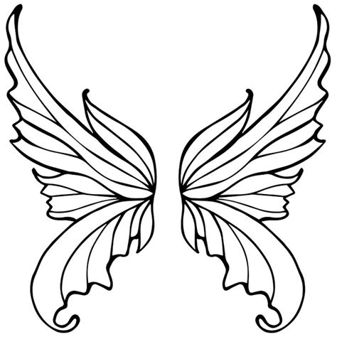 Wings Temporary Tattoos #691 | Fairy wings drawing, Fairy wing tattoos ...