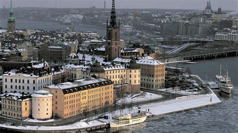 winter, Sweden, Stockholm, Gamla, Stan Wallpapers HD / Desktop and ...