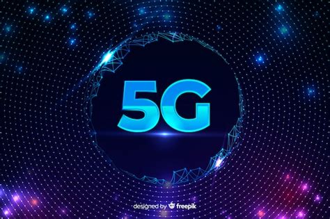 Free Vector | 5g concept background with wired net