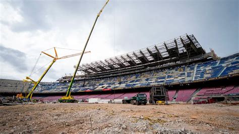 Barcelona are fined for late night Spotify Camp Nou renovation work