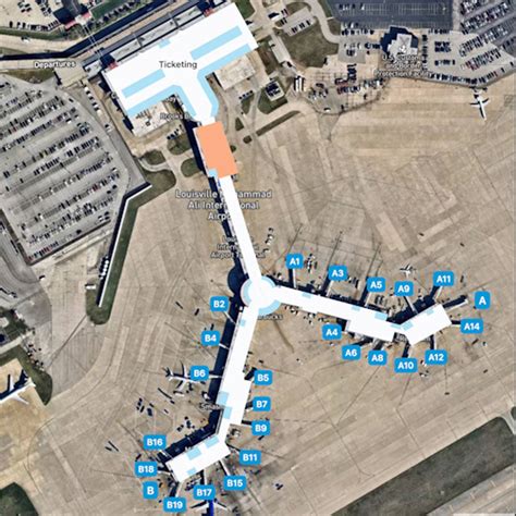 Louisville Airport Map: Guide to SDF's Terminals