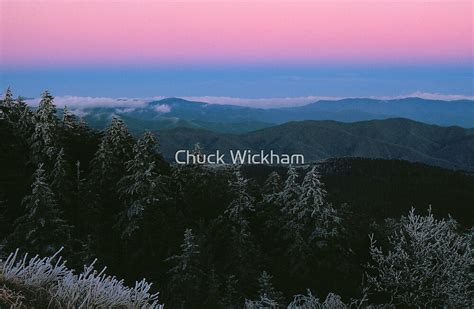 "WINTER SUNSET,CLINGMANS DOME" by Chuck Wickham | Redbubble