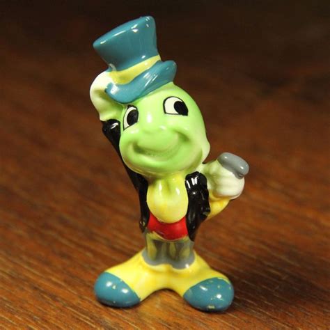 Vintage Jiminy Cricket Figurine Walt Disney Japan Pinocchio Ceramic 3 ...