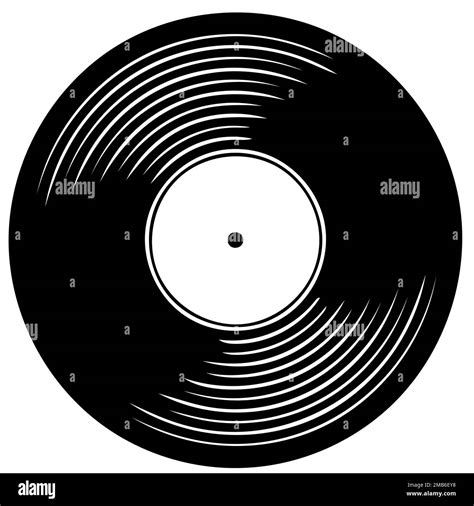 Vinyl record with space for text, retro vinyl record sketch ...