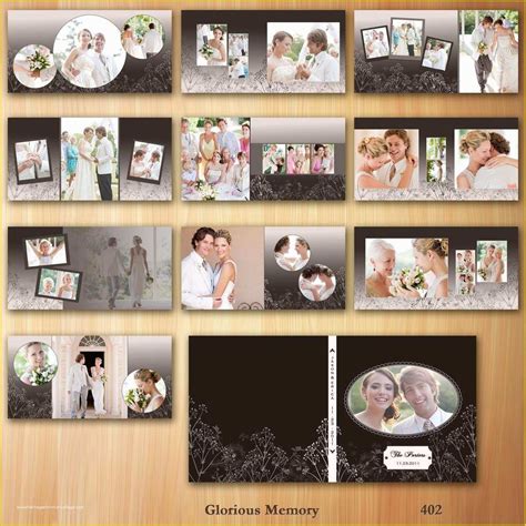 Photo Album Template Photoshop Free Of 10 Free Wedding Album Templates ...