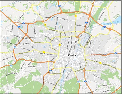 Map Of Germany Munich - Emmy Norrie