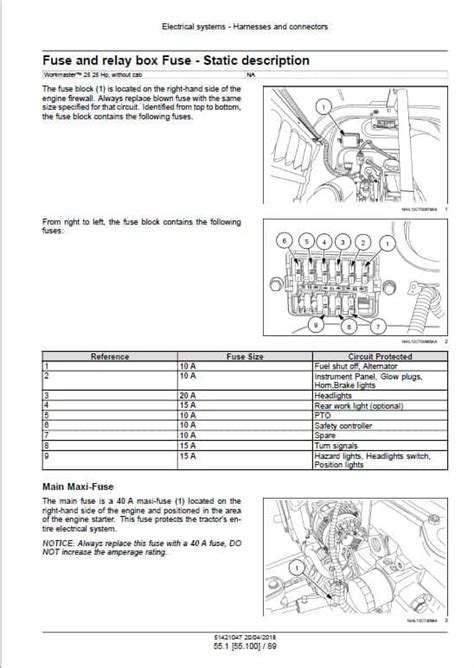 New Holland Workmaster 25 Tractor Repair Service Manual