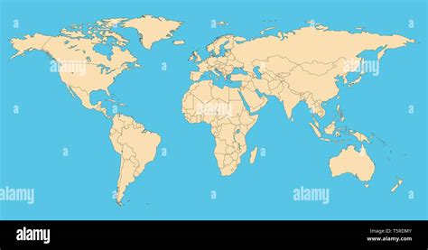 [31+] Earth Map Labeled Countries