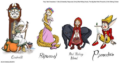 Fairy Tale Characters 1 by Gummibearboy on DeviantArt