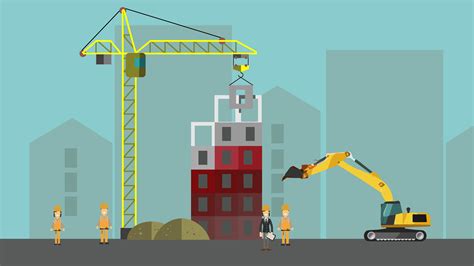 Flat animation design - Construction - by Ian Tully | Animation design ...