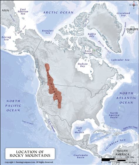 Where is Rocky Mountains Located ? - Rocky Mountains on US Map