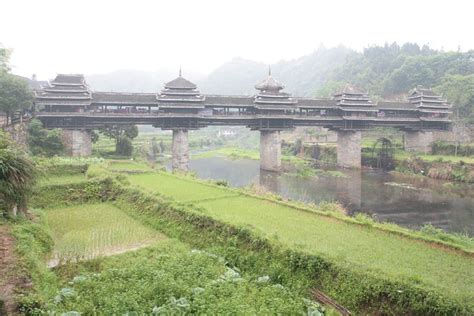 Chengyang Bridge in Ma'an #China #ThrowbackThursday Wood Construction ...