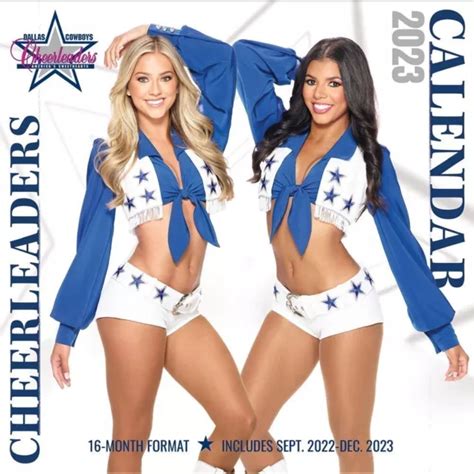 DALLAS COWBOYS CHEERLEADERS 2023 16 Month Wall Calendar New In Shrink ...