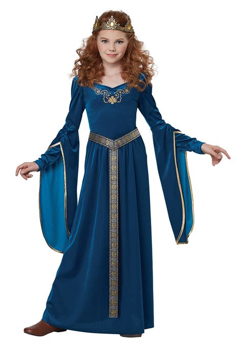 Girls Medieval Princess Costume