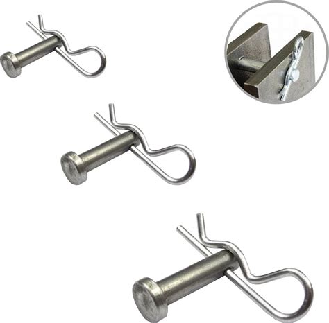 Amazon.com: 2 x Clevis Pins Imperial Securing Fasteners 3/8" x 1.1/4 ...