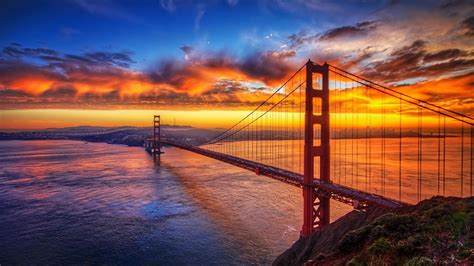 2048x1152 Bridge Sunset Sky 2048x1152 Resolution HD 4k Wallpapers ...