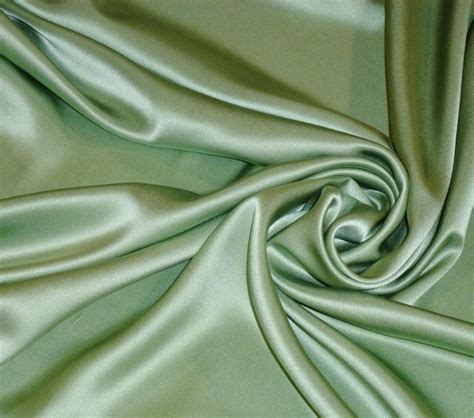 Silk Satin Fabric Sage Green Silk Supplies Fabric by Yard Silk - Etsy