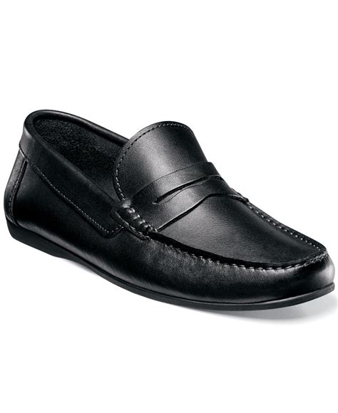 Florsheim Jasper Penny Loafers in Black for Men | Lyst