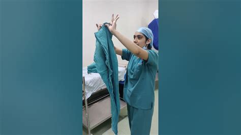 Surgical Gowning Technique? How to wear a sterile gown with sterile ...