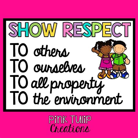 Respect Poster - Classroom Decor