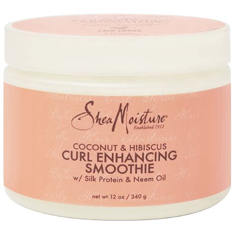 SheaMoisture Coconut & Hibiscus Curl Enhancing Smoothie, 12 oz ...