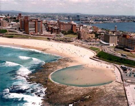 Newcastle foreshore with Newcastle beach in background. - Picture of ...