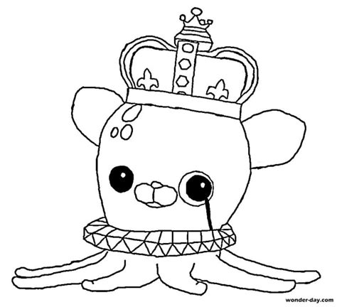 Octonauts Professor Inkling Coloring Page Coloring Pages