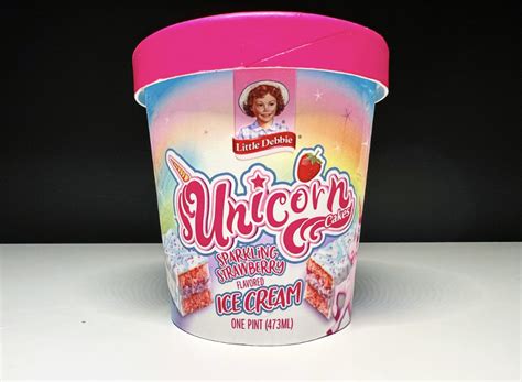 REVIEW: Little Debbie Unicorn Cakes Ice Cream - Junk Banter