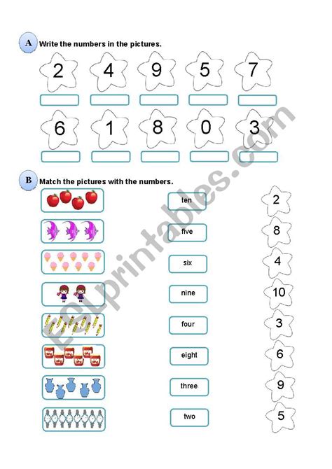 Numbers 0-10 - ESL worksheet by zhao_yuen2