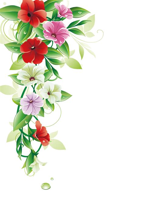 Clip Art Flowers Border | PISTOLHOLLER