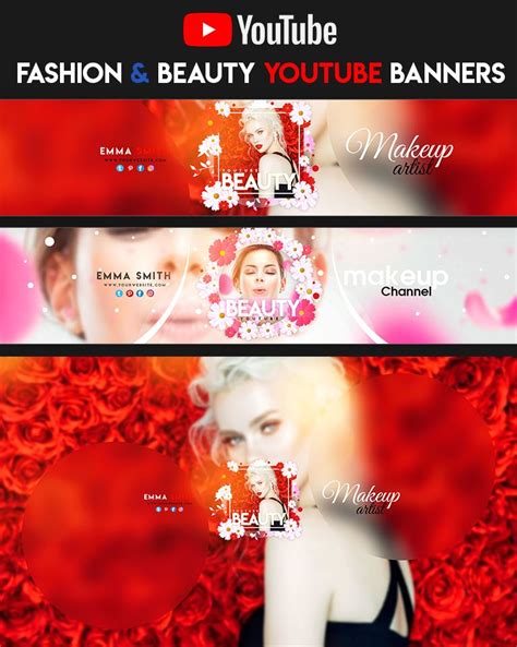 5 Beauty YouTube Banners | Youtube fashion, Youtube banners, Fashion beauty