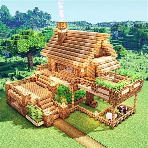 Minecraft Survival House Schematics