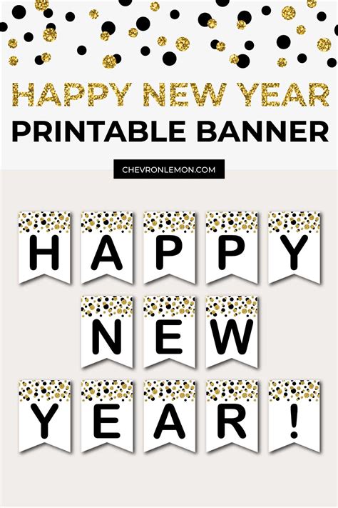 Happy New Year 2024 Printable Banner - Image to u