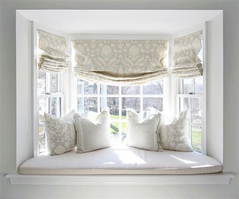 kellogg collection - Bay window Roman Shade - Schumacher Chenonceau ...