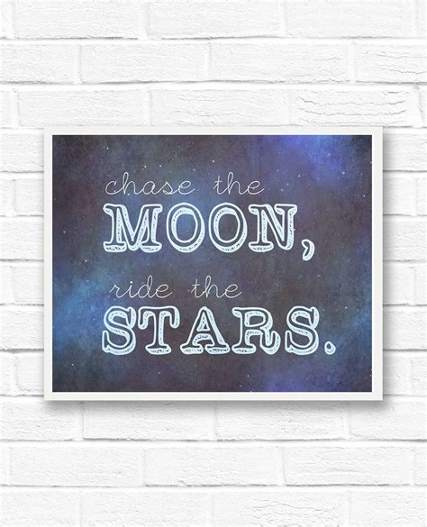 Moon and stars wall art quotes inspirational quotes star