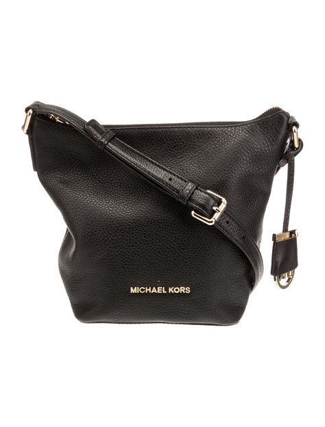 Michael Kors Leather Cross Body - Black Crossbody Bags, Handbags ...