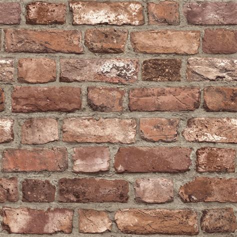 3D Brick Effect Wallpaper Slate Stone Realistic Textured Vinyl Vintage ...