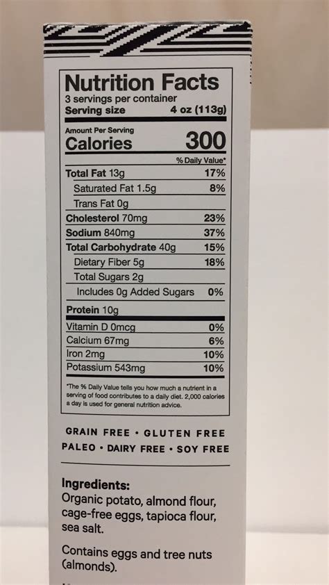 31 Almond Flour Nutrition Label - Labels Design Ideas 2020