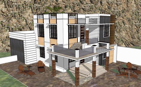 Modern House Design Sketchup - Image to u