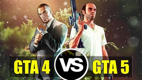 GTA IV vs GTA V Graphics Physics and FPS Comparison - YouTube