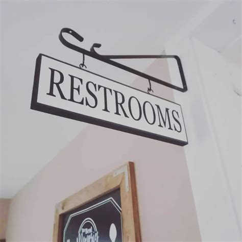 Restrooms / Bathroom Street Sign/restroom Sign/personalized - Etsy