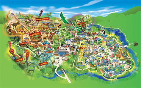 Theme Park Map Design Islands With Names - Riset