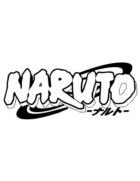 naruto logo Naruto Logo Coloring Page | Naruto, Naruto tattoo, Naruto ...