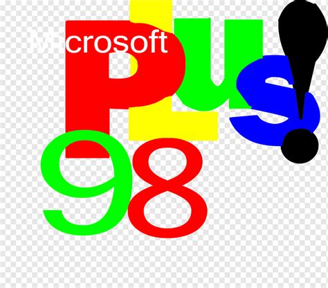 로고 Microsoft Plus!Windows 98 Art, Microsoft, 원본, 심벌 마크, 바탕 화면 배경 화면 png ...